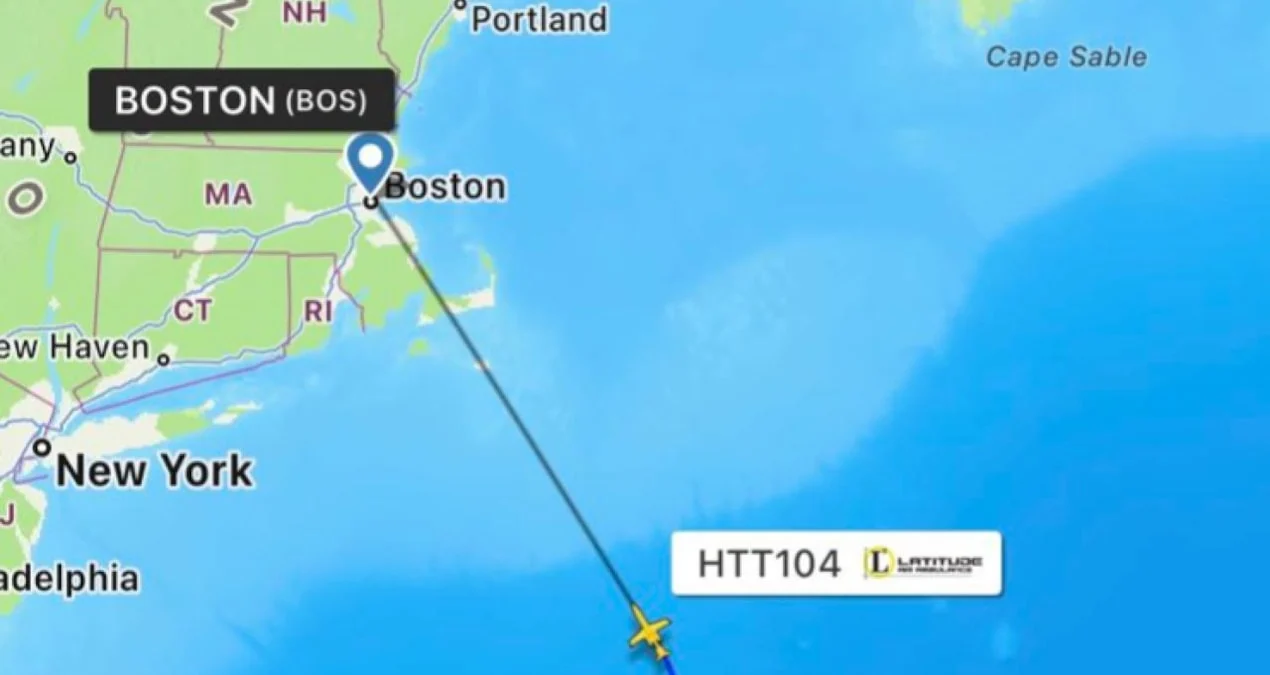 Bermuda’dan Boston’a Giden Özel Jet Radardan Kayboldu