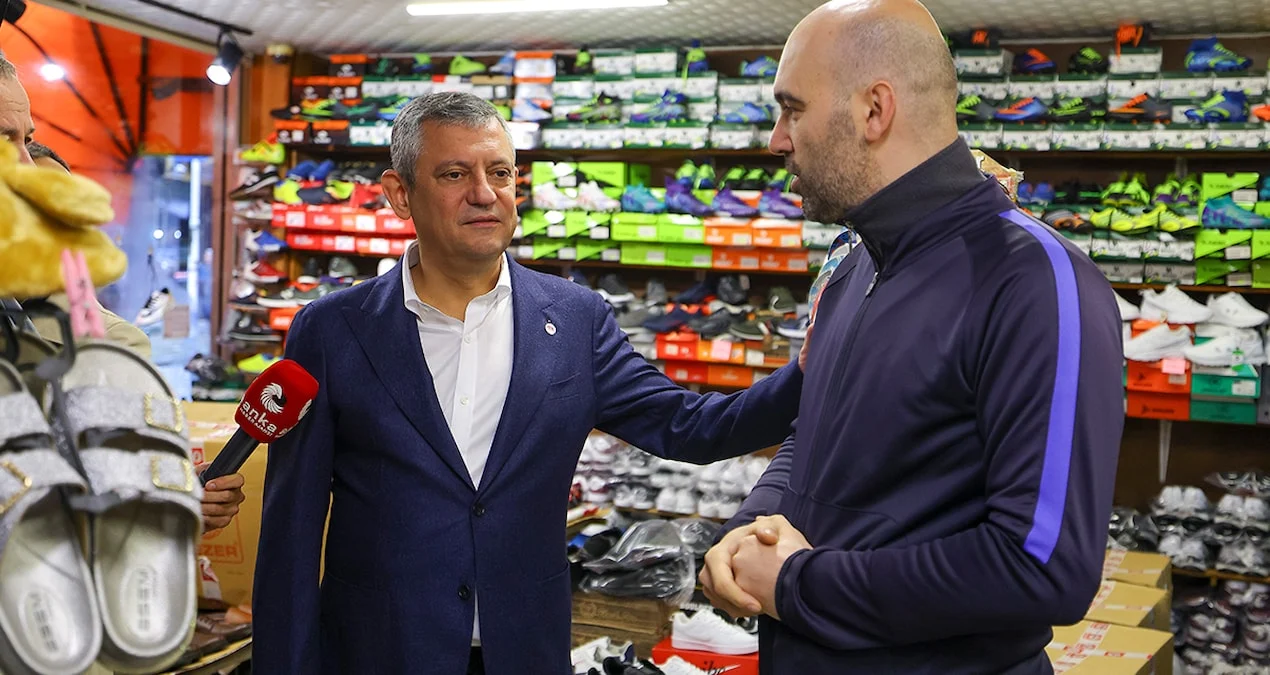 Özgür Özel, Rize’nin Pazar İlçesi’nde Esnafla Buluştu