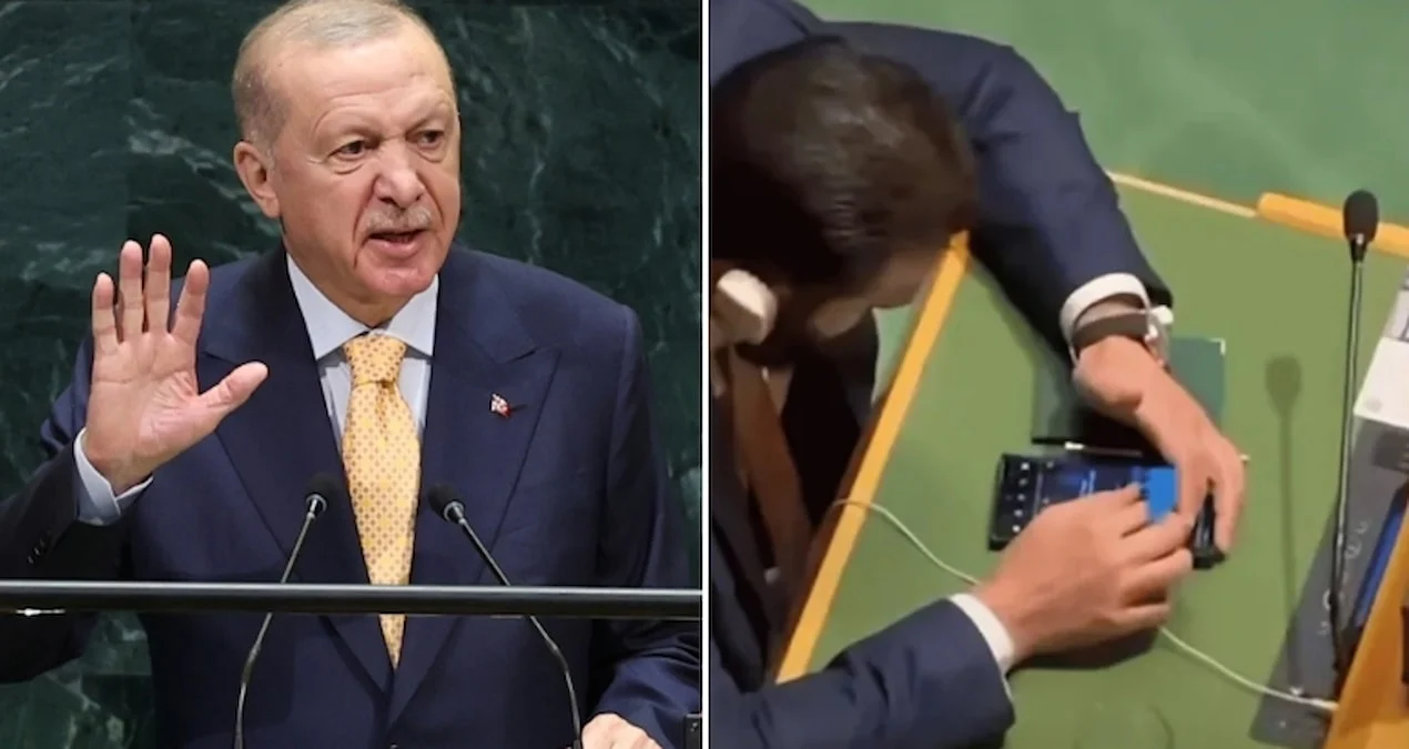 Erdoğan’ın BM konuşması sırasında Suriye lideri telefonla görüntülendi
