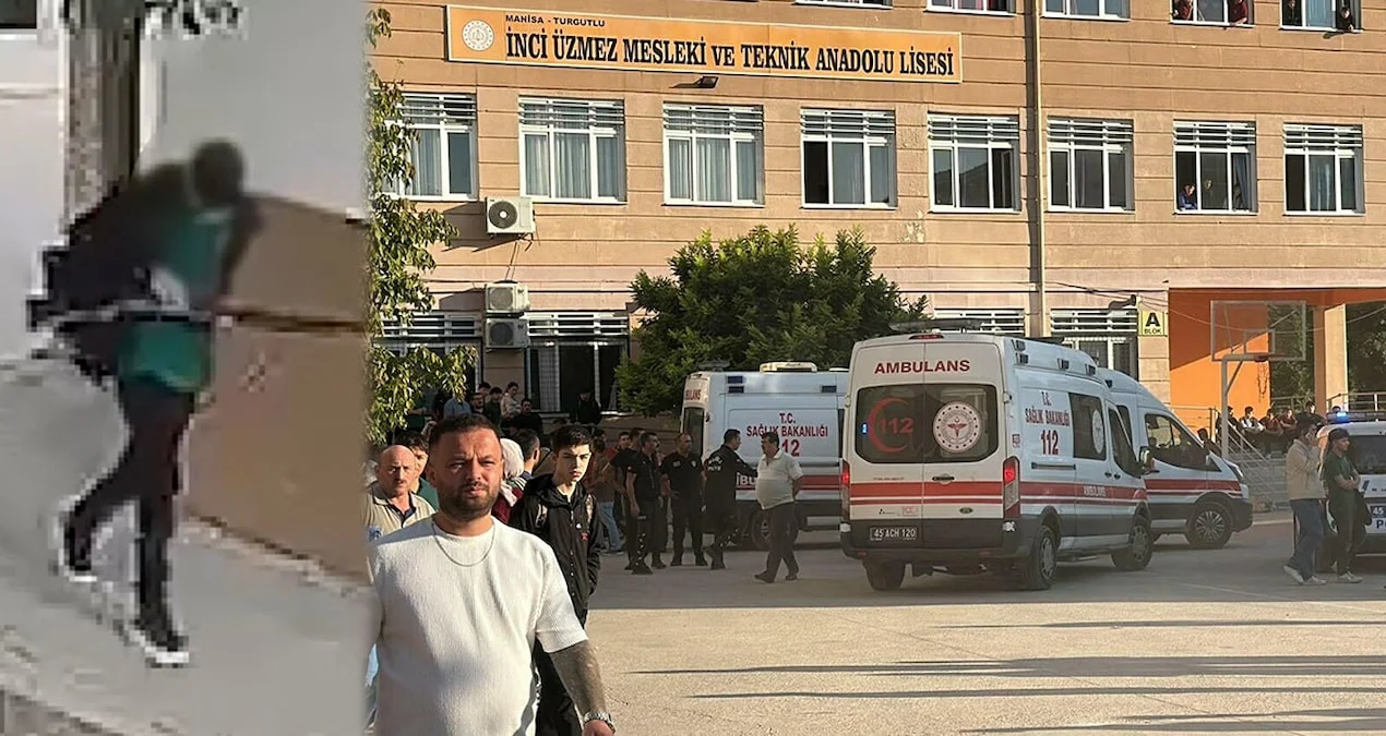 Manisa Turgutlu’da okulda silahlı saldırı: 11 öğrenci yaralandı
