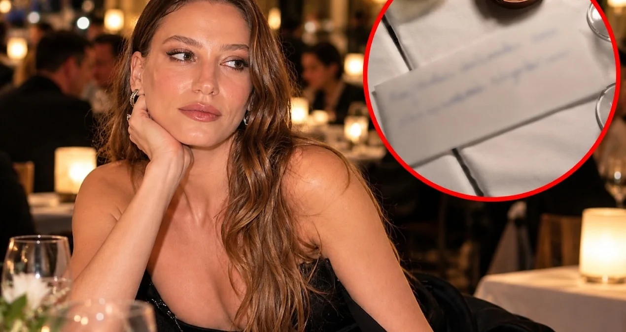 Serenay Sarıkaya'nın restoranda aldığı tanışma notu sosyal medyada gündem oldu - www.gundemedair.com