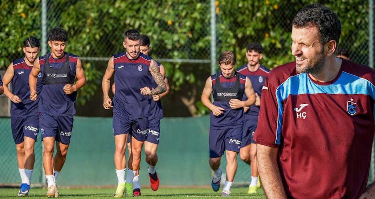 Trabzonspor, Gençlerbirliği maçı hazırlıklarına Hüseyin Çimşir yönetiminde başladı
