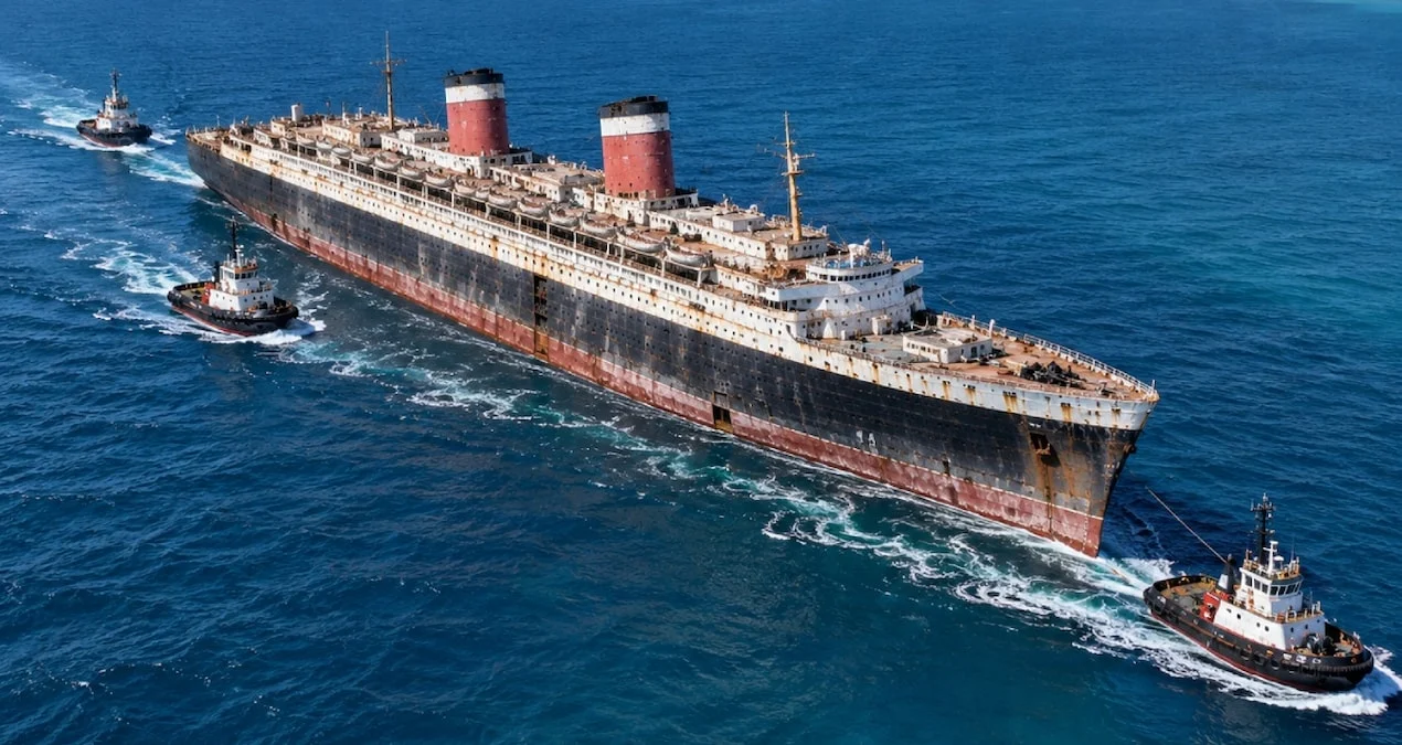 SS United States, Florida Kıyılarında Yapay Resif Olarak Batırılacak - www.gundemedair.com