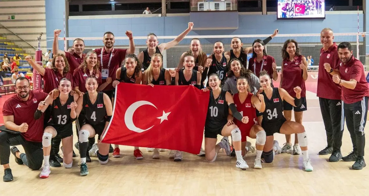 A Milli Kadın Voleybol Takımı, Akdeniz Oyunları’nda altın madalya kazandı