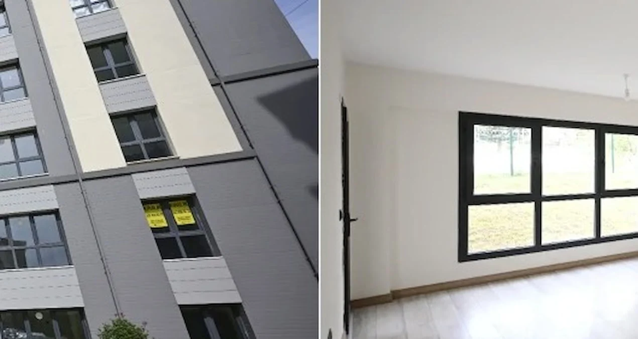 Ataşehir’de TOKİ kiralık sosyal konut projesi kapsamında örnek dairelerin tanıtımı
