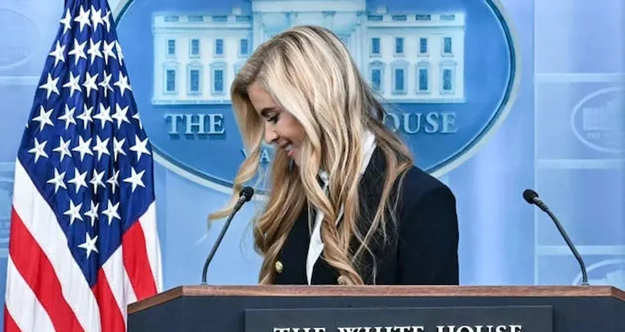 Trump'ın yeni sözcüsü Katie Zacharia, ilk basın toplantısında dil sürçmesiyle gündeme geldi - www.gundemedair.com