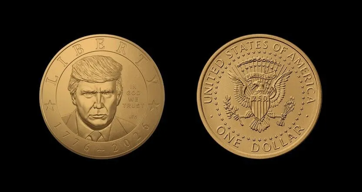 ABD Darphanesi, Donald Trump portreli 1 dolarlık madeni parayı satışa sundu