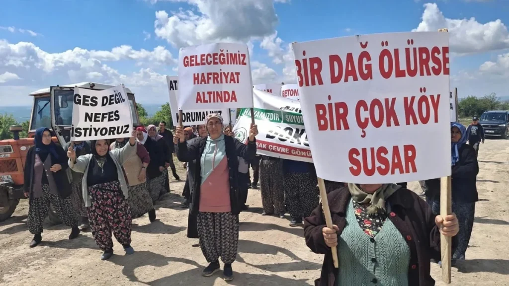 Uşak Bağbaşı Köyü'nde GES Projesine Karşı Köylüler Direnişte - www.gundemedair.com