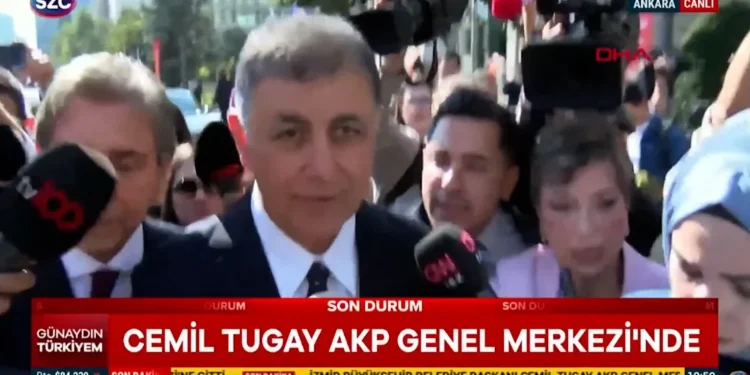 SON DAKİKA... İzmir Büyükşehir Belediye Başkanı Cemil Tugay, AKP Genel Merkezi'nde - Sözcü Gazetesi