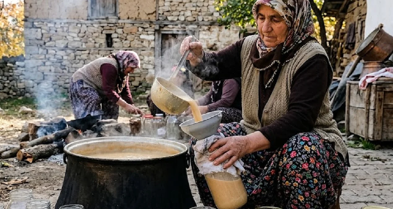 Yozgat'ın Kuruçay Köyünde Şişe Tarhanası Geleneği - www.gundemedair.com
