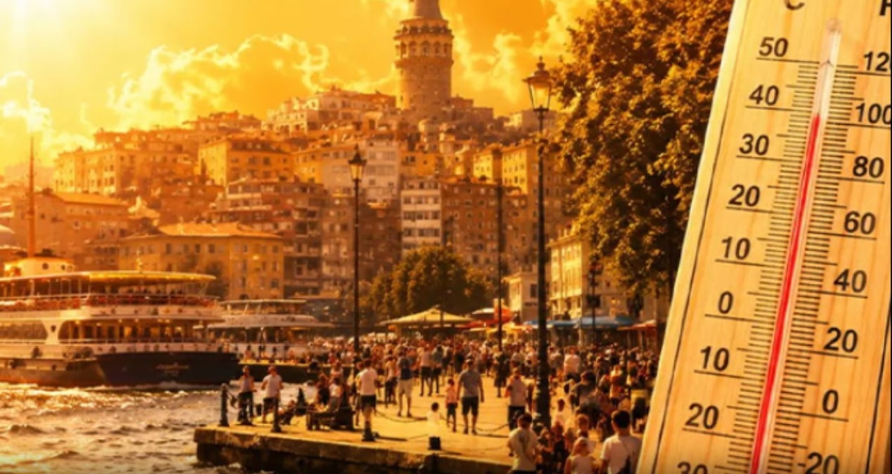 İstanbul’da sıcak hava dalgası çarşambadan itibaren başlayacak