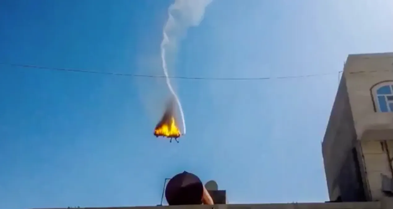 Hürmüz Boğazı semalarında ABD’ye ait MQ-9 tipi İHA’nın vurulduğu iddiasına ilişkin haber görseli