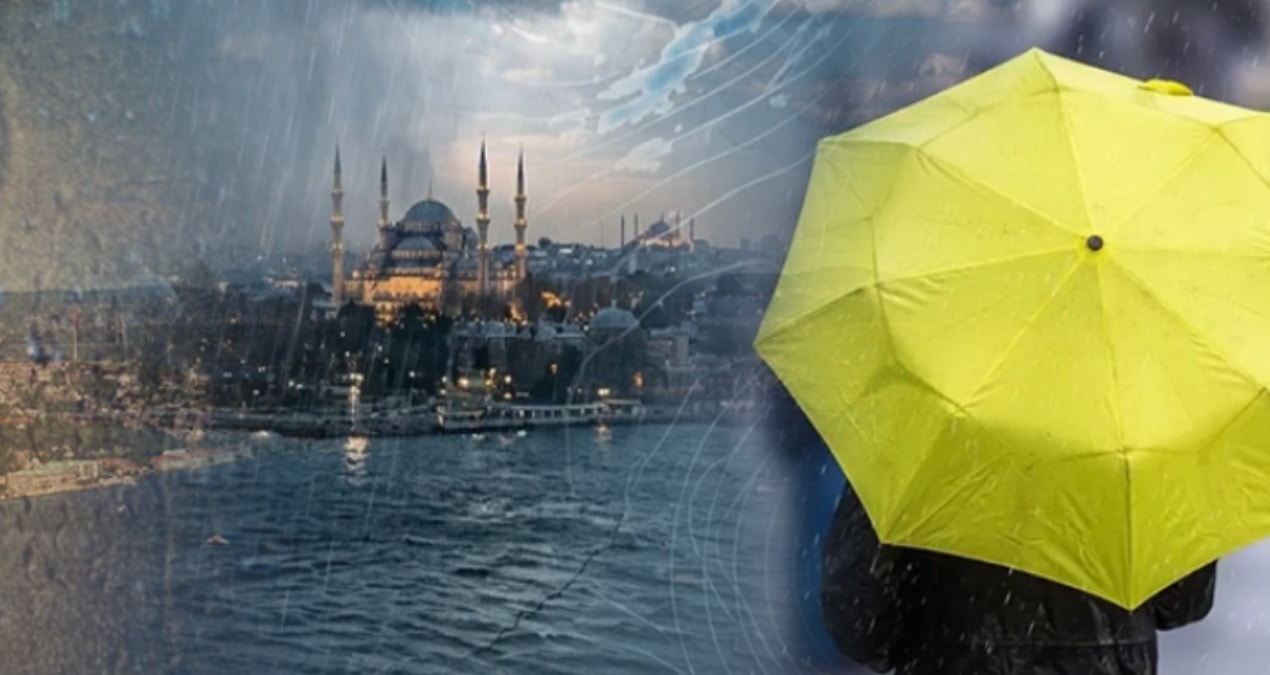 İstanbul’da sıcak havaya kısa bir ara veriliyor, sağanak yağış bekleniyor