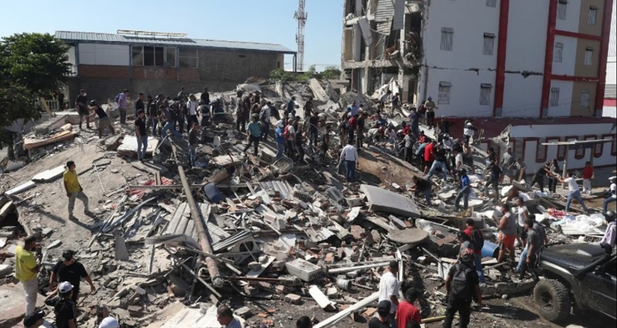 Kolombiya’da 7,4 büyüklüğündeki deprem sonrası arama-kurtarma ve sokağa çıkma yasağı uygulanan bölgeler.