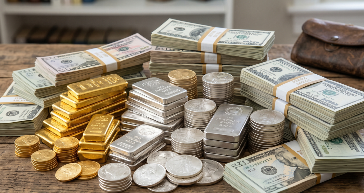 Altın ve gümüş fiyatları artış gösterdi, piyasa değerine 5 trilyon dolar eklendi