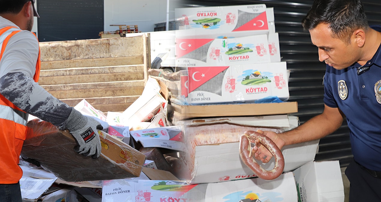 Antalya’da soğuk hava deposunda son tüketim tarihi geçmiş gıda ürünleri tespit edildi