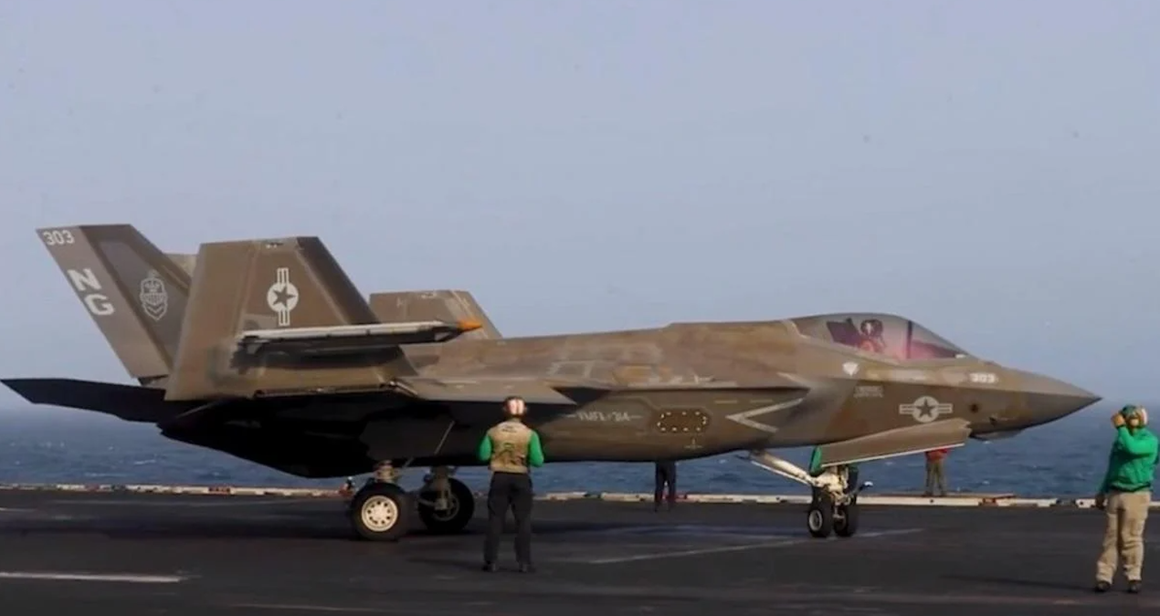 F-35C savaş uçaklarının İran operasyonlarında paslandığı görüldü