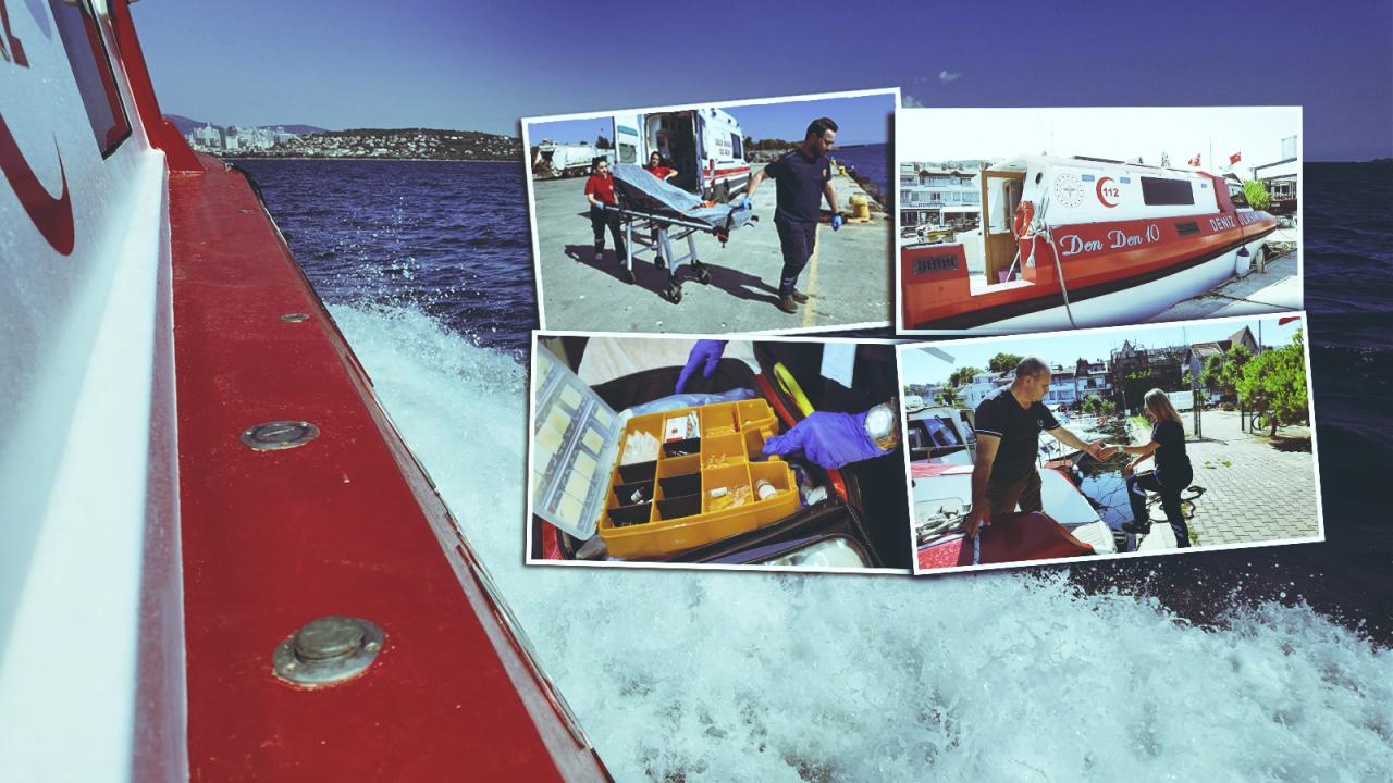 Adalar’da deniz ambulansları acil sağlık hizmetlerinde kritik rol oynuyor