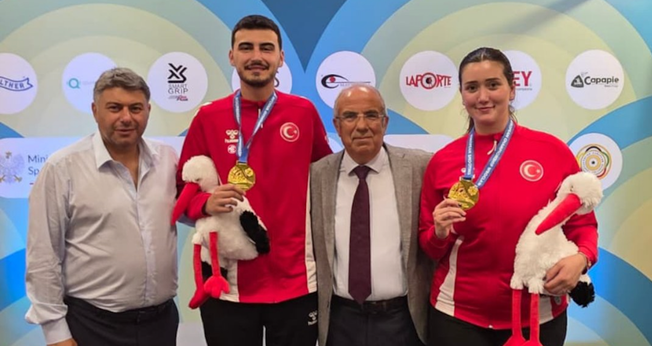 Milli atıcılar Avrupa Şampiyonası’nda altın madalya kazandı
