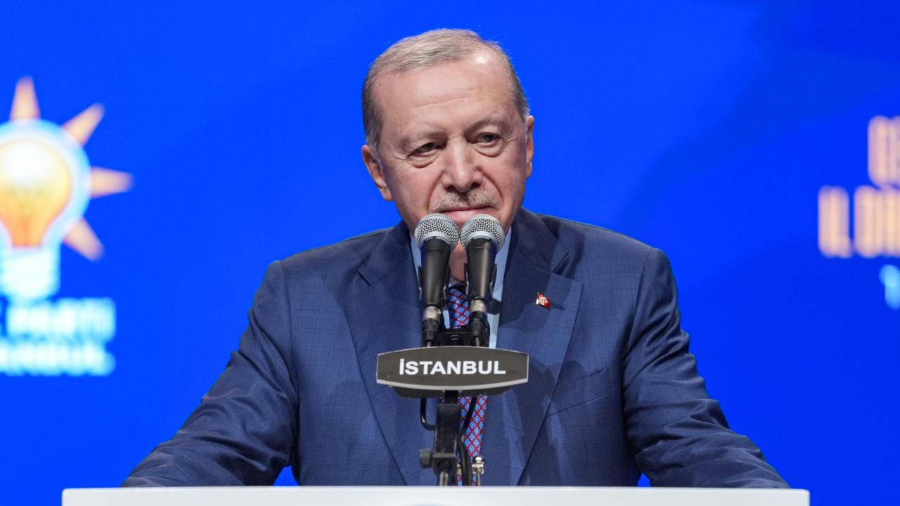 Haliç Kongre Merkezi’nde düzenlenen AK Parti İstanbul toplantısında Cumhurbaşkanı Erdoğan’ın konuşması