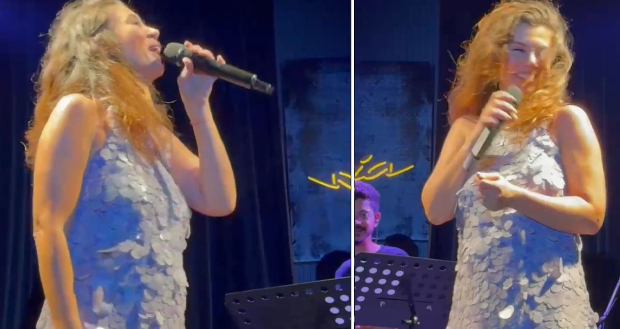 Gökçe Bahadır, hamilelik döneminde Bodrum’da konser verdi