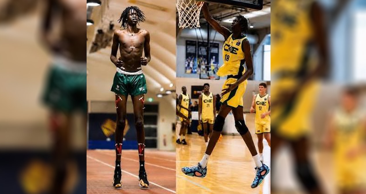 2 metre 29 santim boyuyla dikkat çeken Jongkuch “JK” Mach’ın basket performansı