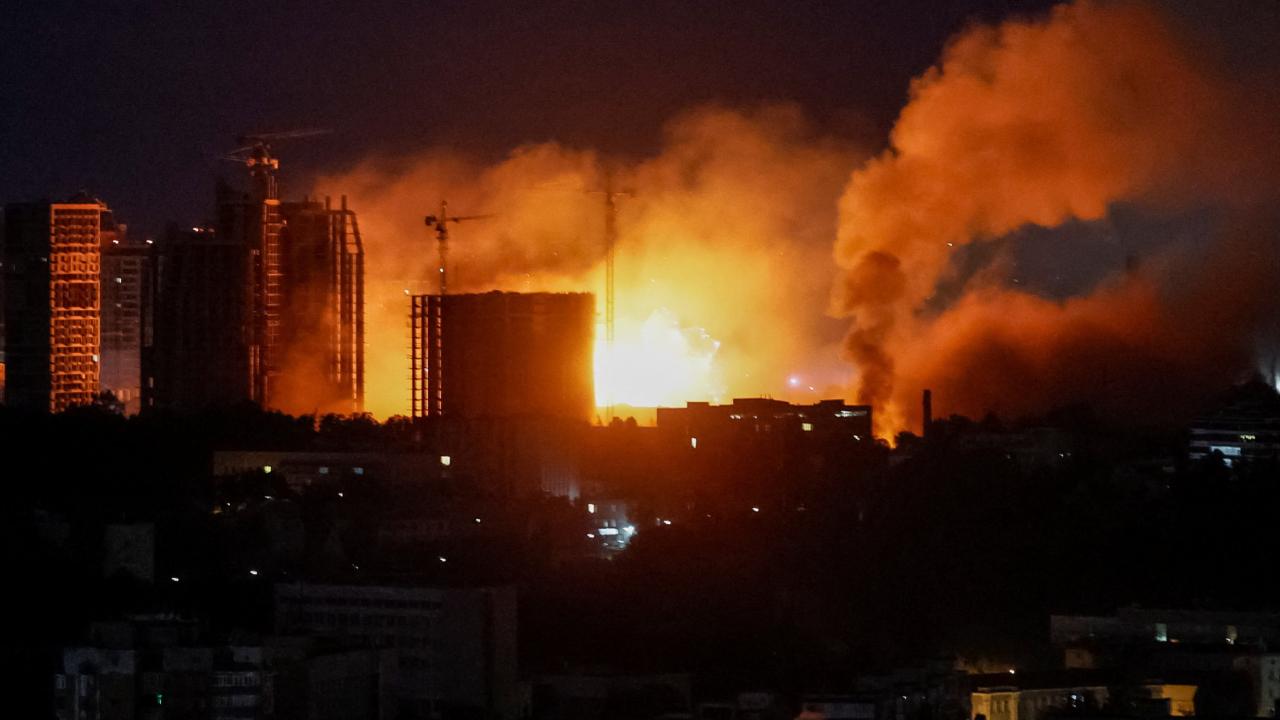 Kiev’e düzenlenen hava saldırısında 9 kişi hayatını kaybetti, 28 yaralı var