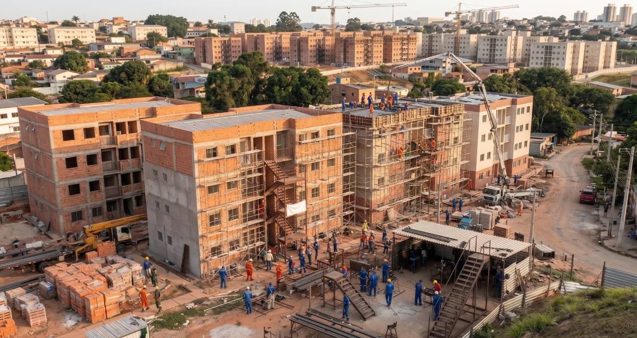 Brezilya’da Dar Gelirli Aileler 1000 Dairelik Mahalle İnşa Etti