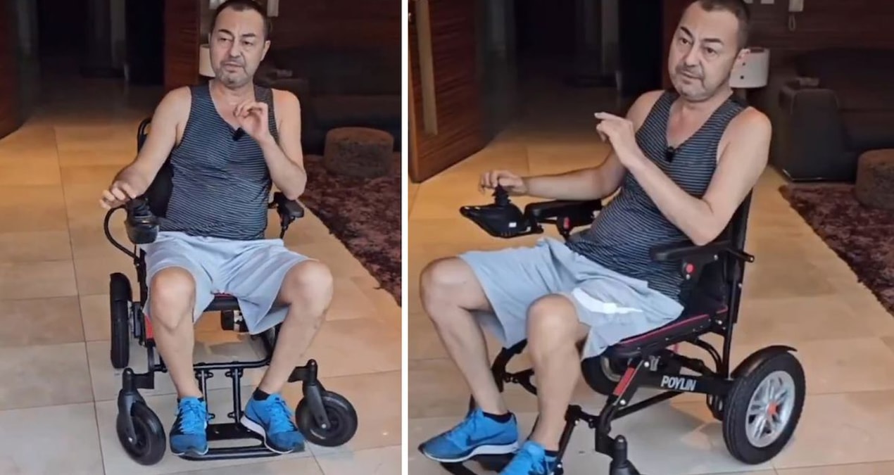 Serdar Ortaç’ın sağlık sorunları nedeniyle klip çekiminde zorluk yaşadığına dair haber görseli