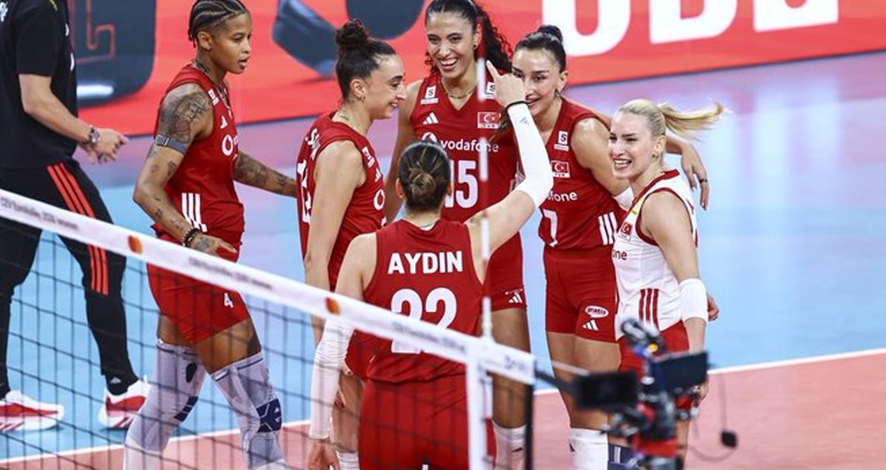 A Milli Kadın Voleybol Takımı, Almanya’yı yenerek serisini sürdürdü
