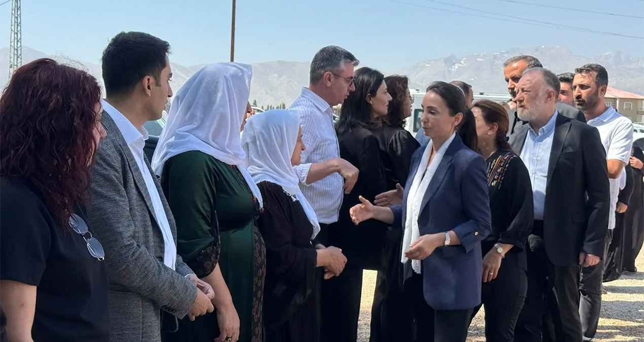 Yüksekova’da çatışmalarda ölen 29 PKK’lı terörist için taziye düzenlendi