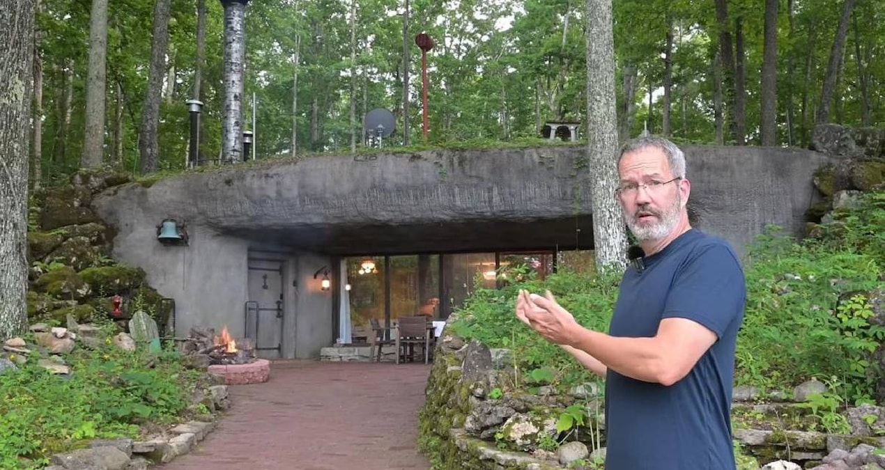 ABD’de 50 yıllık yeraltı evi doğal iklimlendirme ile ayakta duruyor