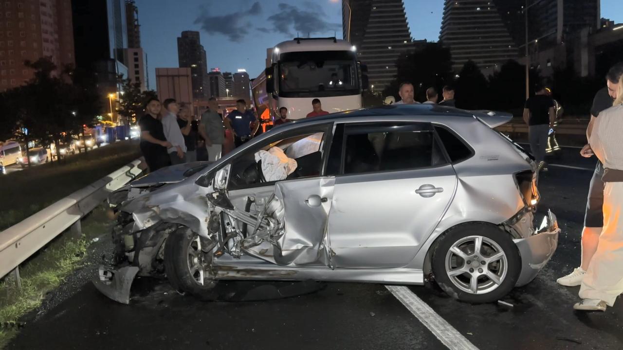 İstanbul’da kuvvetli yağış sonrası trafik kazalarında 10 kişi yaralandı