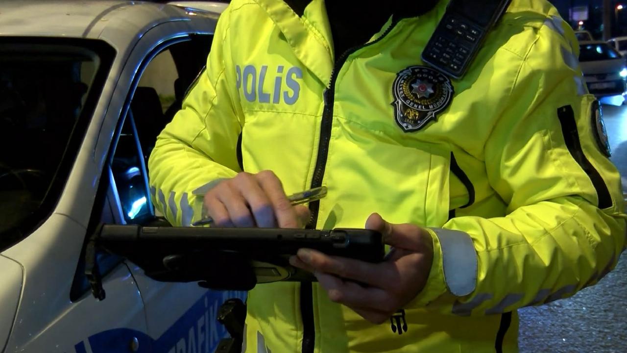 Kayseri’de alkol testi reddeden sürücüye 350 bin lira ceza kesildi