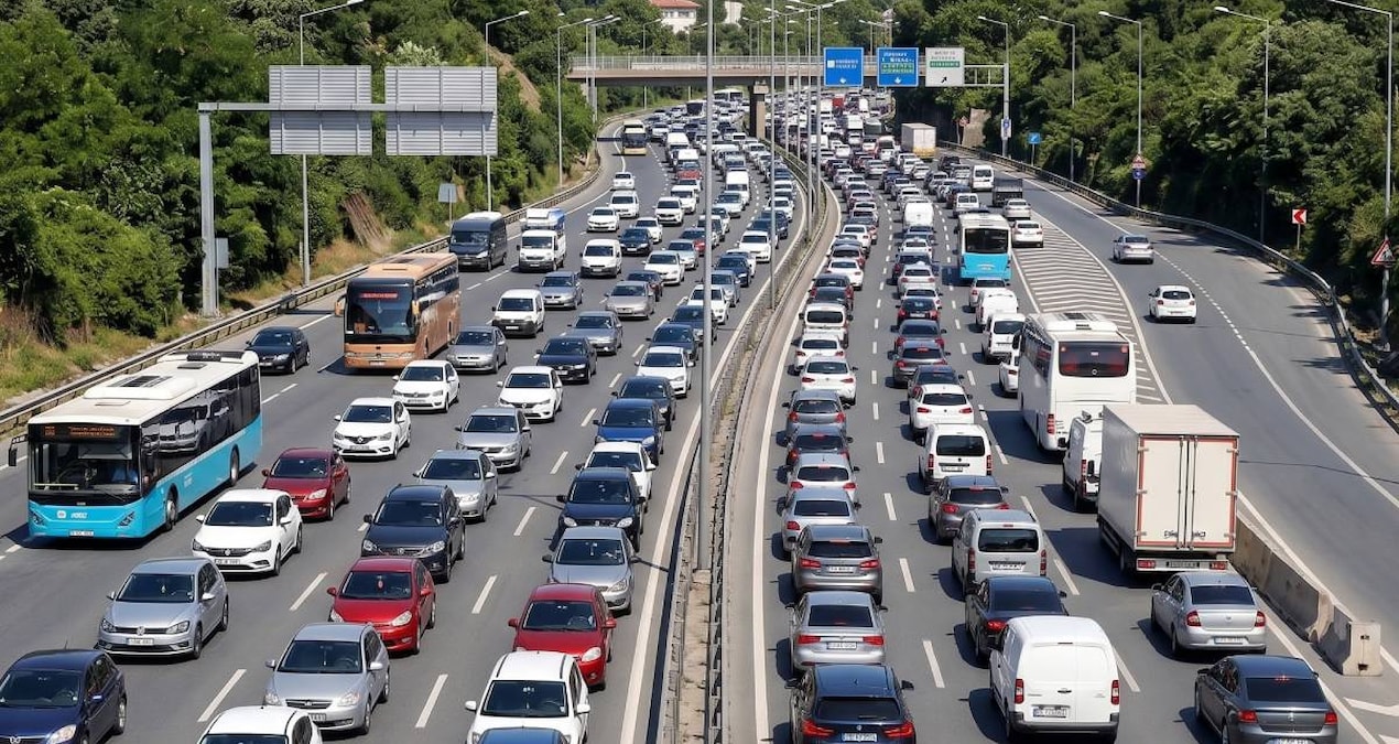 Aşırı sıcaklarda park halindeki araçta bırakılan ilaç ve elektroniklerin tehlikeye yol açabileceğini belirten uyarı