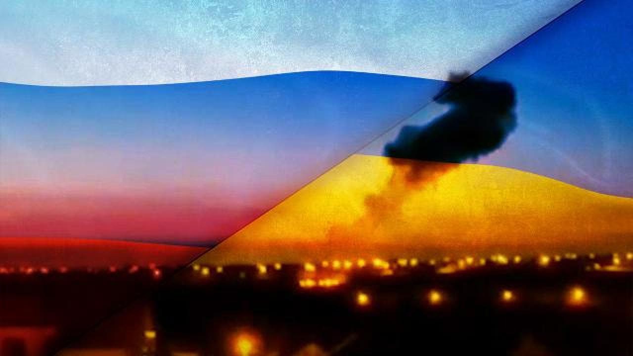 Kiev ve Odessa bölgelerindeki askeri tesislere yönelik saldırı iddialarını gösteren görsel