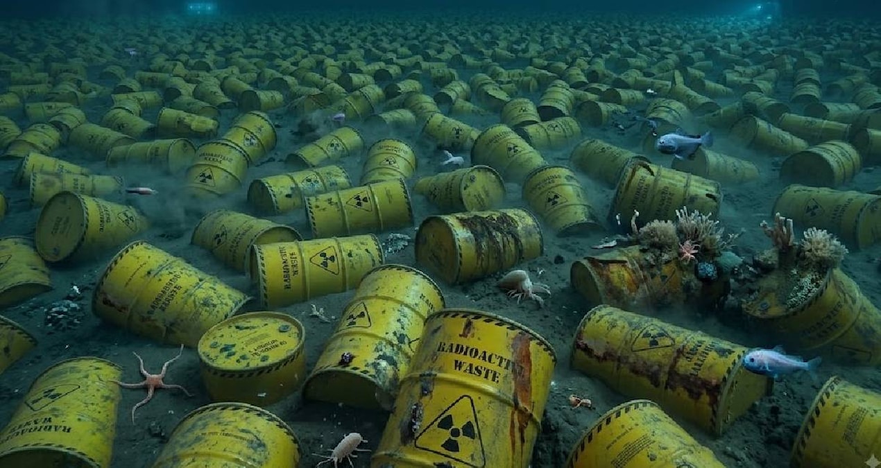 Atlantik Okyanusu’nda radyoaktif atık varillerinin sızdırdığı belirlendi