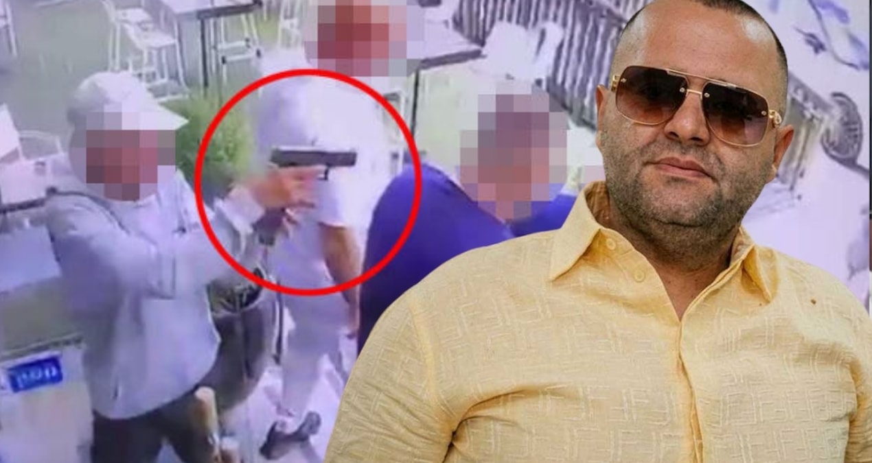 Akaryakıt istasyonunda düzenlenen silahlı saldırıya ilişkin güvenlik kamerası görüntüsü
