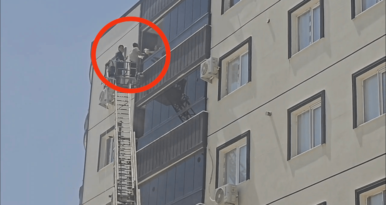Nusaybin’de apartmanda çıkan yangında 3 kişi hastaneye kaldırıldı