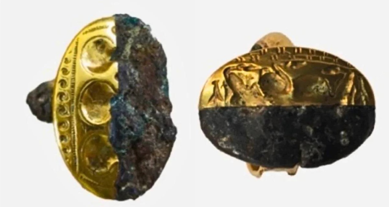 Yunanistan’da Bronz Çağı elitlerine ait meteorit demirinden üretilmiş yüzükler (analiz bulguları).